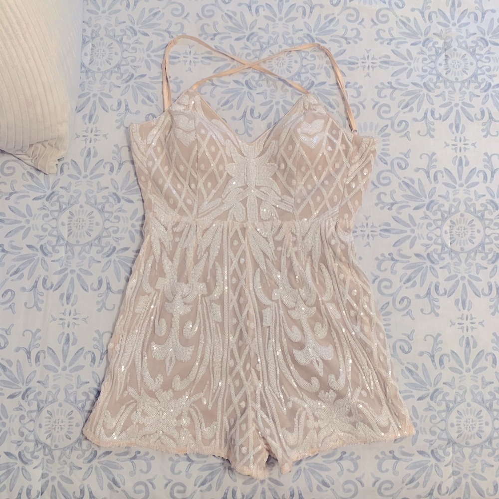 “Catch a spark” Sequined romper